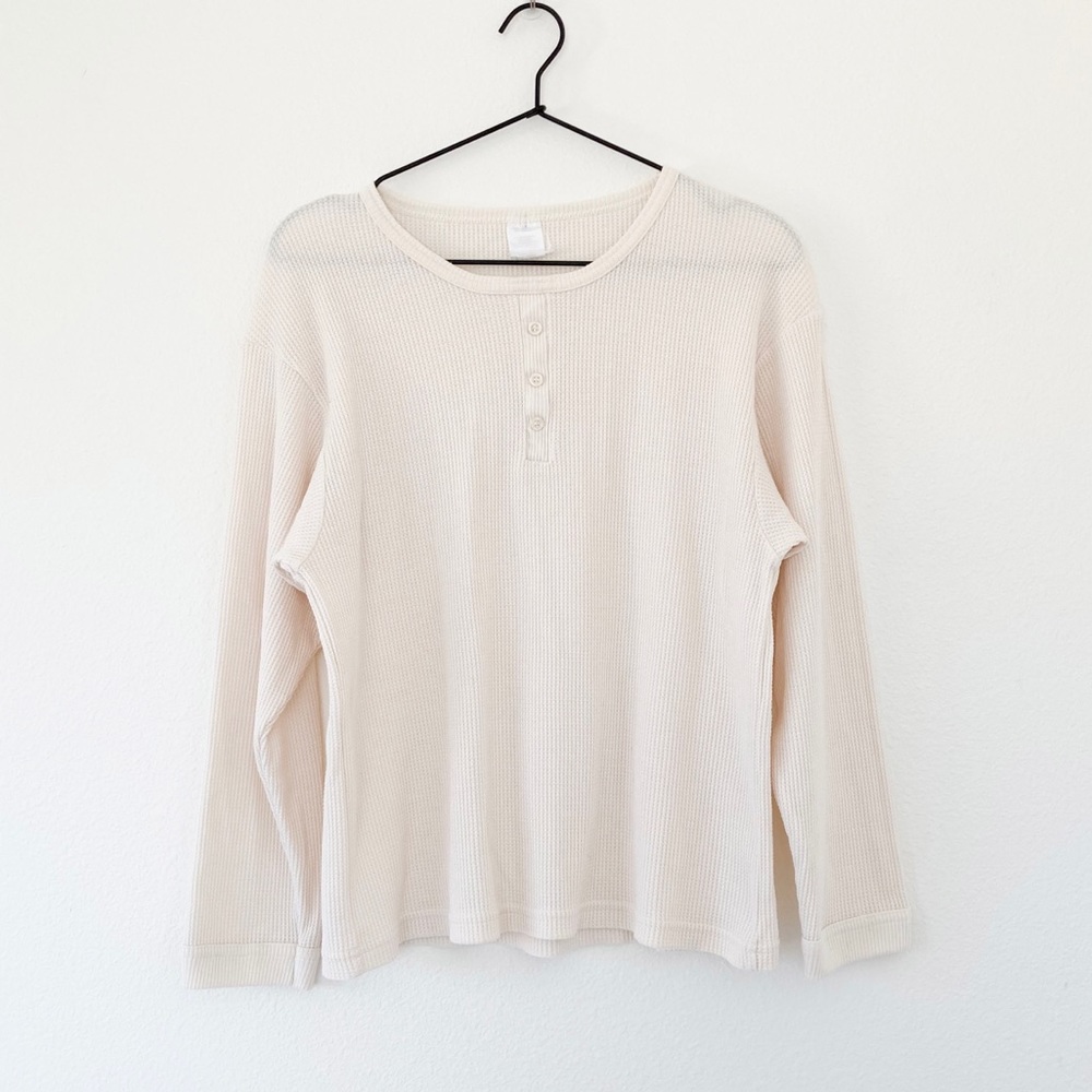 SOLD • Vintage cream thermal